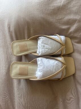 Dolce Vita Brevel Heels - Natural Raffia